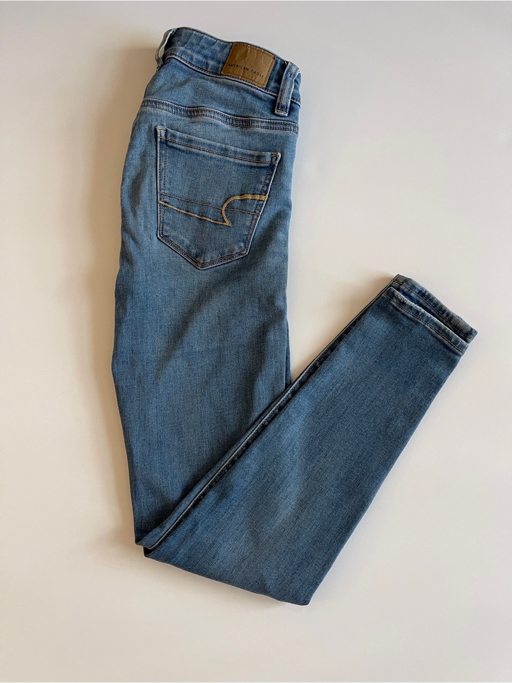 American Eagle Outfitters Women's Medium Blue Skinny Jeans